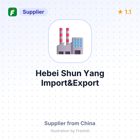 Hebei Shun Yang Import&Export – summary card, no photo uploaded yet