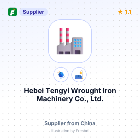 Hebei Tengyi Wrought Iron Machinery Co., Ltd. – summary card, no photo uploaded yet