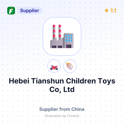 Hebei Tianshun Children Toys Co, Ltd – summary card, no photo uploaded yet