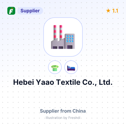 Hebei Yaao Textile Co., Ltd. – summary card, no photo uploaded yet