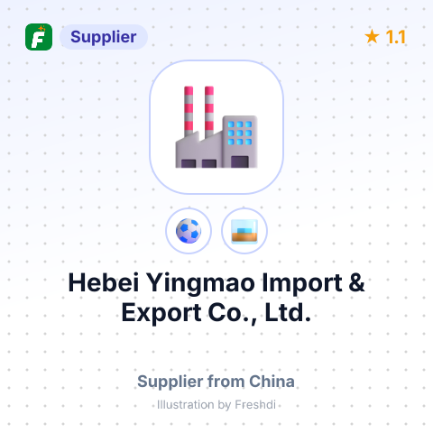 Hebei Yingmao Import & Export Co., Ltd. – summary card, no photo uploaded yet