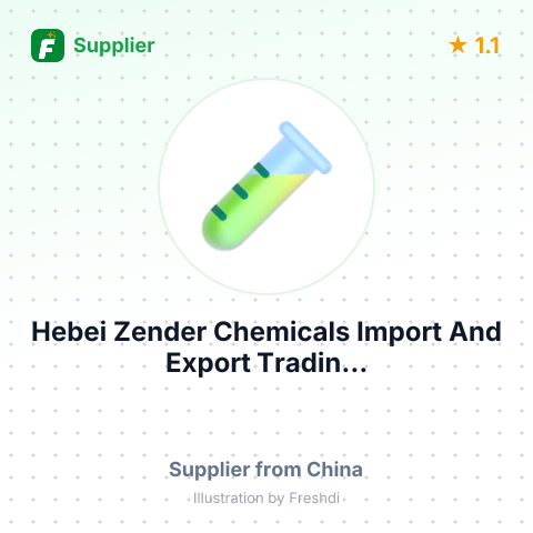 Hebei Zender Chemicals Import And Export Tradin... – summary card, no photo uploaded yet