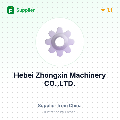 Hebei Zhongxin Machinery CO.,LTD. – summary card, no photo uploaded yet