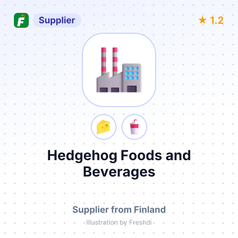 Hedgehog Foods and Beverages – summary card, no photo uploaded yet