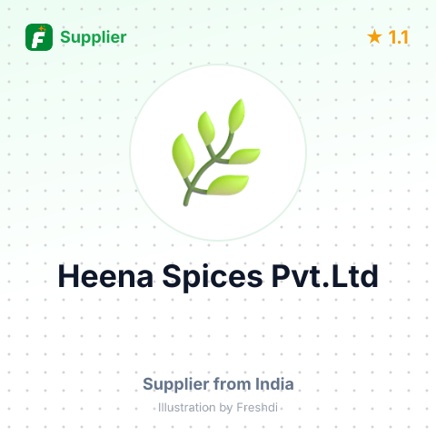 Heena Spices Pvt.Ltd – summary card, no photo uploaded yet