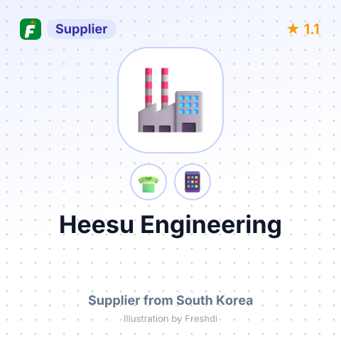 Heesu Engineering – summary card, no photo uploaded yet