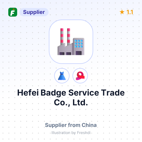 Hefei Badge Service Trade Co., Ltd. – summary card, no photo uploaded yet