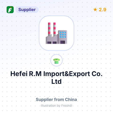 Hefei R.M Import&Export Co.,Ltd – summary card, no photo uploaded yet