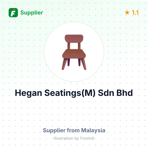 Hegan Seatings(M) Sdn Bhd – summary card, no photo uploaded yet