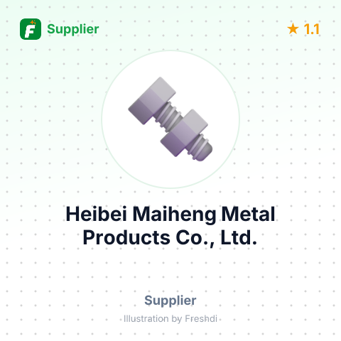 Heibei Maiheng Metal Products Co., Ltd. – summary card, no photo uploaded yet