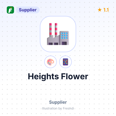 Heights Flower – summary card, no photo uploaded yet