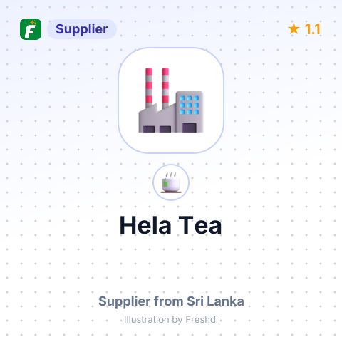 Hela Tea  – summary card, no photo uploaded yet