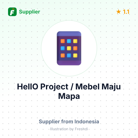 HellO Project / Mebel Maju Mapa – summary card, no photo uploaded yet