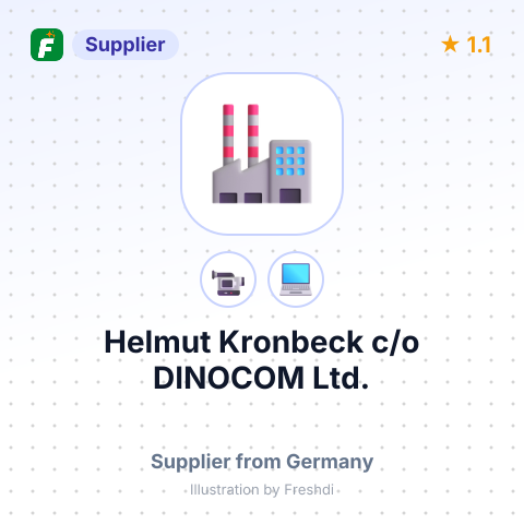 Helmut Kronbeck c/o DINOCOM Ltd. – summary card, no photo uploaded yet