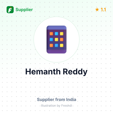 Hemanth Reddy  – summary card, no photo uploaded yet