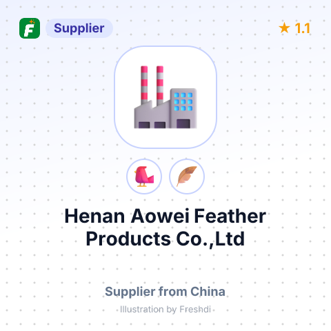 Henan Aowei Feather Products Co.,Ltd – summary card, no photo uploaded yet