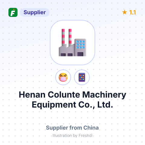 Henan Colunte Machinery Equipment Co., Ltd. – summary card, no photo uploaded yet