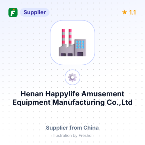 Henan Happylife Amusement Equipment Manufacturing Co.,Ltd – summary card, no photo uploaded yet