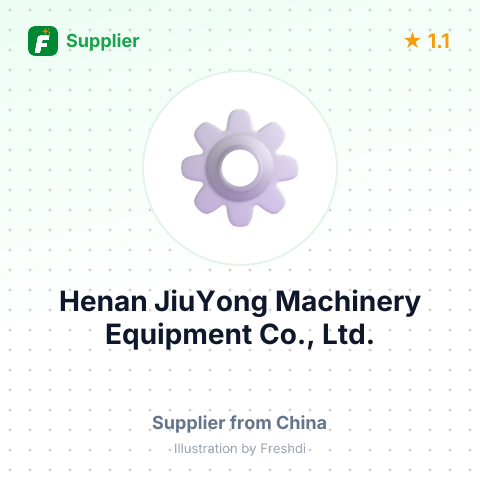 Henan JiuYong Machinery Equipment Co., Ltd. – summary card, no photo uploaded yet