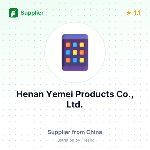 Henan Yemei Products Co., Ltd. – summary card, no photo uploaded yet