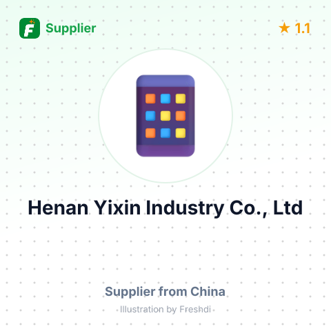 Henan Yixin Industry Co., Ltd  – summary card, no photo uploaded yet