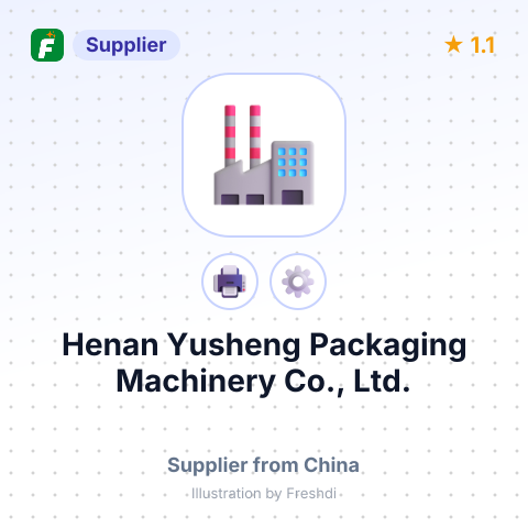 Henan Yusheng Packaging Machinery Co., Ltd. – summary card, no photo uploaded yet