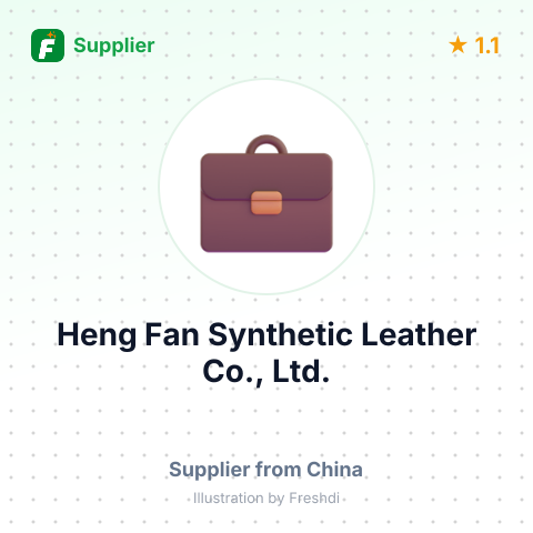 Heng Fan Synthetic Leather Co., Ltd. – summary card, no photo uploaded yet