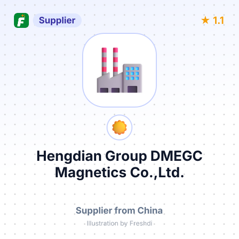 Hengdian Group DMEGC Magnetics Co.,Ltd. – summary card, no photo uploaded yet