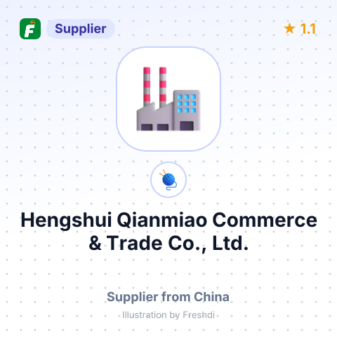 Hengshui Qianmiao Commerce & Trade Co., Ltd. – summary card, no photo uploaded yet