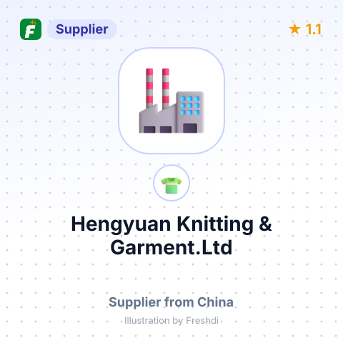 Hengyuan Knitting & Garment.Ltd – summary card, no photo uploaded yet