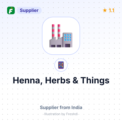 Henna, Herbs & Things – summary card, no photo uploaded yet