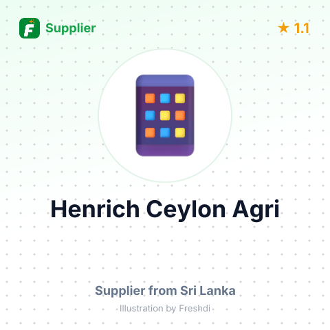 Henrich Ceylon Agri  – summary card, no photo uploaded yet