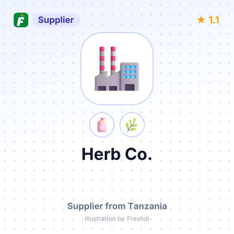 Herb Co. – summary card, no photo uploaded yet