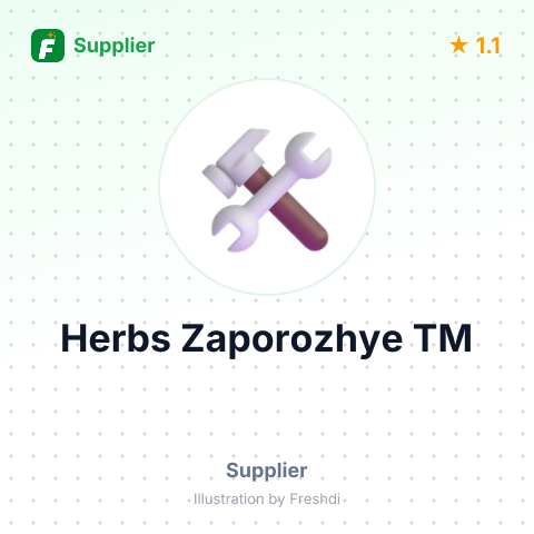 Herbs Zaporozhye TM – summary card, no photo uploaded yet