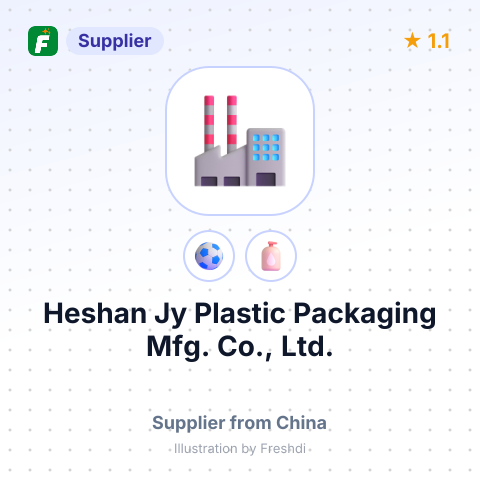 Heshan Jy Plastic Packaging Mfg. Co., Ltd. – summary card, no photo uploaded yet