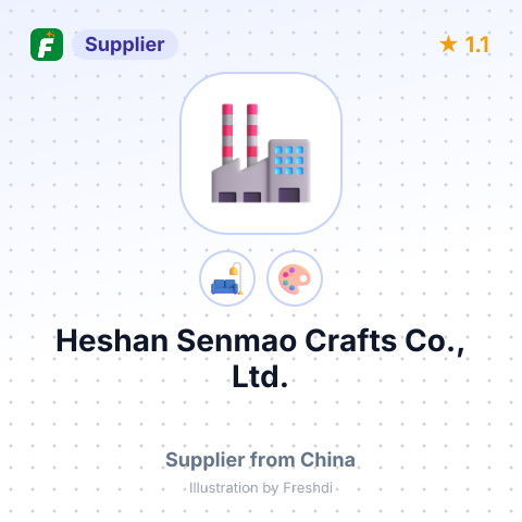 Heshan Senmao Crafts Co., Ltd. – summary card, no photo uploaded yet