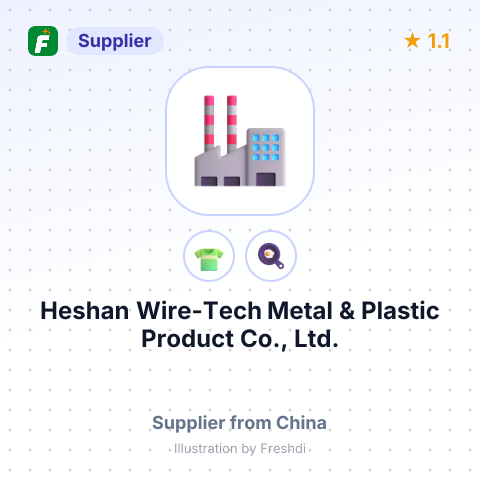 Heshan Wire-Tech Metal & Plastic Product Co., Ltd. – summary card, no photo uploaded yet