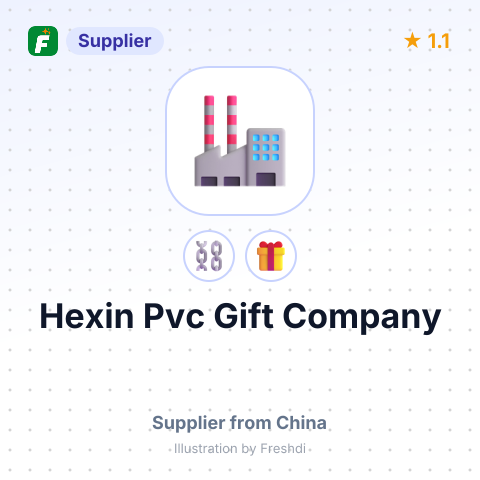 Hexin Pvc Gift Company – summary card, no photo uploaded yet