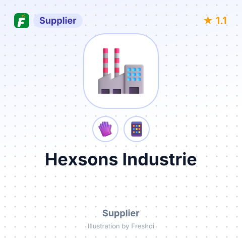 Hexsons Industrie – summary card, no photo uploaded yet