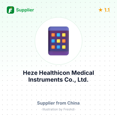 Heze Healthicon Medical Instruments Co., Ltd. – summary card, no photo uploaded yet