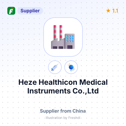 Heze Healthicon Medical Instruments Co.,Ltd – summary card, no photo uploaded yet