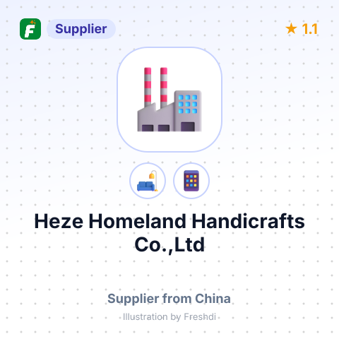 Heze Homeland Handicrafts Co.,Ltd – summary card, no photo uploaded yet