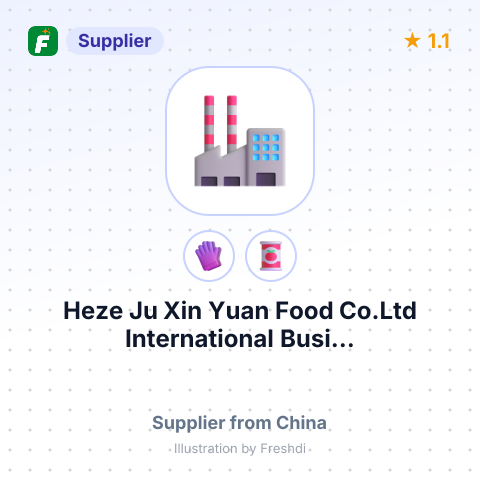 Heze Ju Xin Yuan Food Co.Ltd International Busi... – summary card, no photo uploaded yet