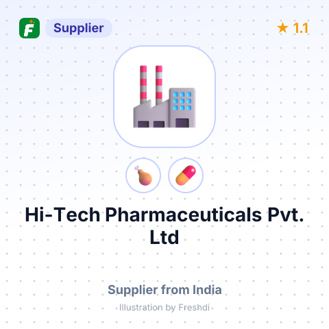 Hi-Tech Pharmaceuticals Pvt. Ltd – summary card, no photo uploaded yet