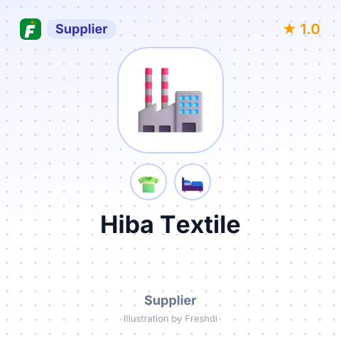 Hiba Textile – summary card, no photo uploaded yet