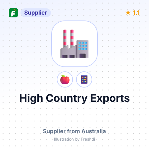 High Country Exports  – summary card, no photo uploaded yet