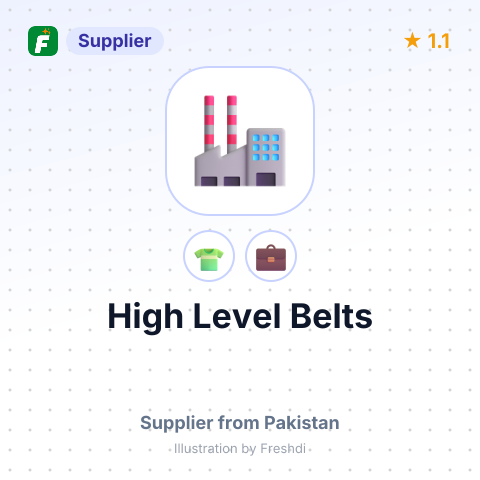 High Level Belts – summary card, no photo uploaded yet