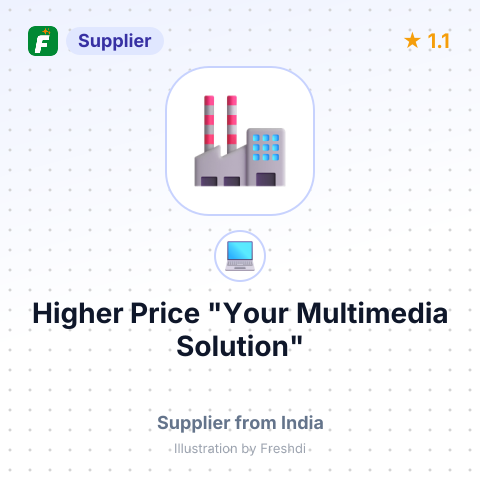 Higher Price "Your Multimedia Solution" – summary card, no photo uploaded yet