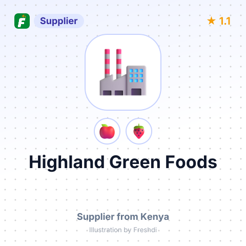 Highland Green Foods  – summary card, no photo uploaded yet