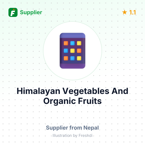Himalayan Vegetables And Organic Fruits – summary card, no photo uploaded yet